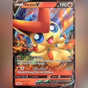 Victini V 021/163 Sword & Shield - Battle Styles Holo Ultra Rare Near Mint